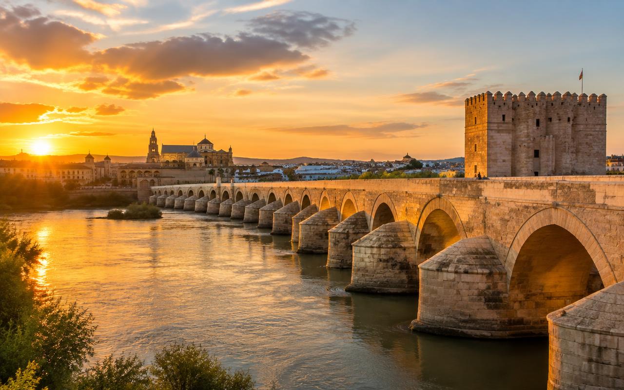Roman Bridge and Calahorra Tower — Córdoba, Spain
