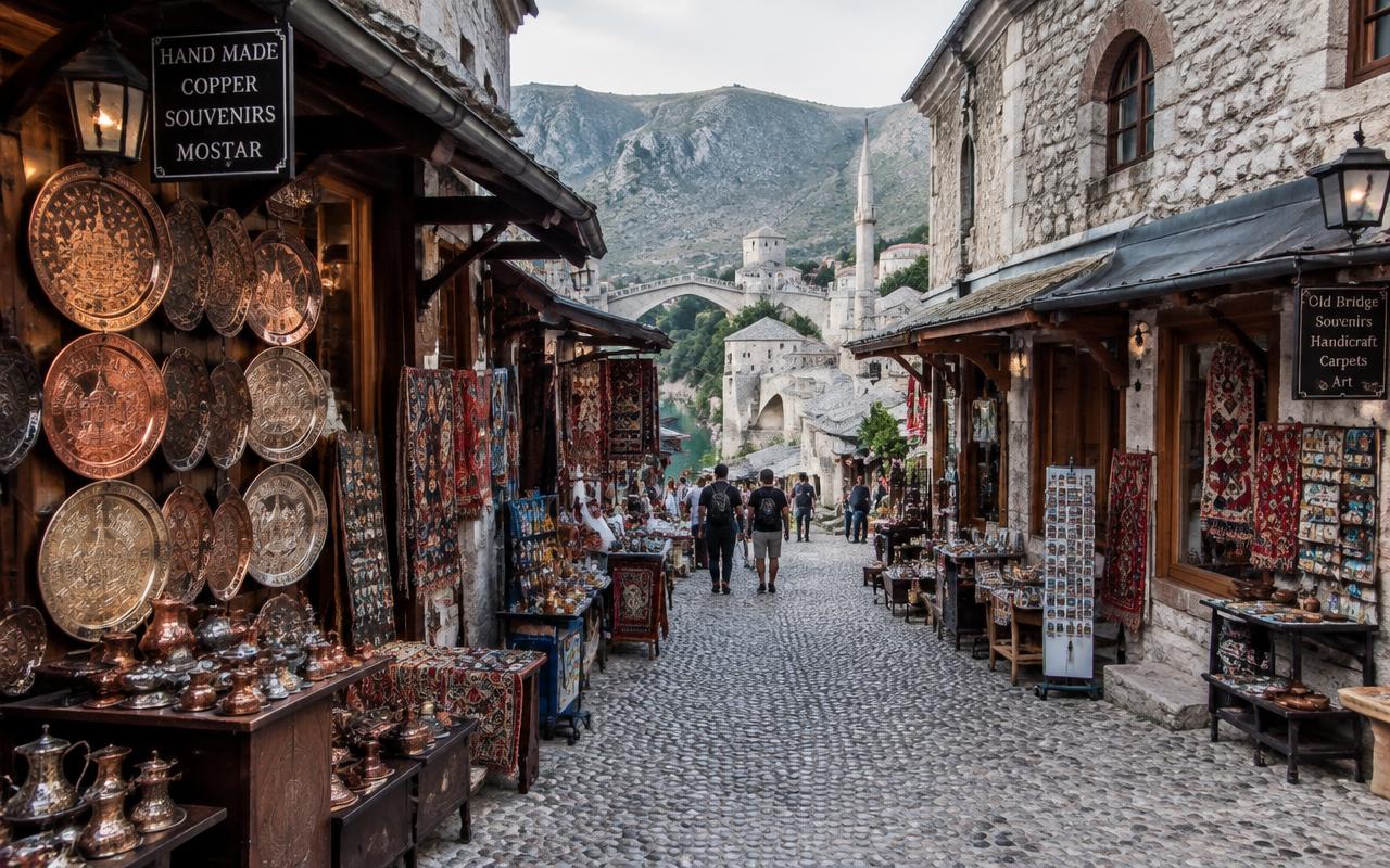 Kujundžiluk, the old bazaar — Mostar, Bosnia and Herzegovina