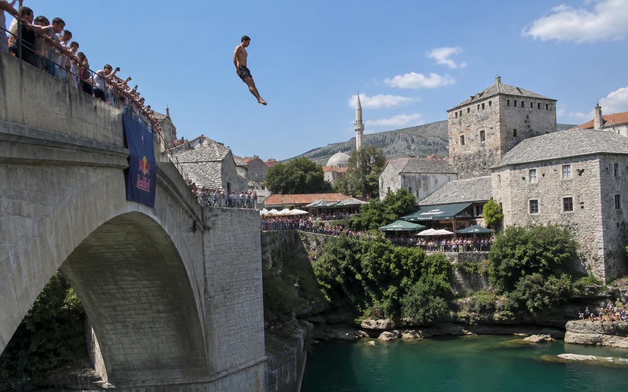 The bridge divers — Mostar, Bosnia and Herzegovina